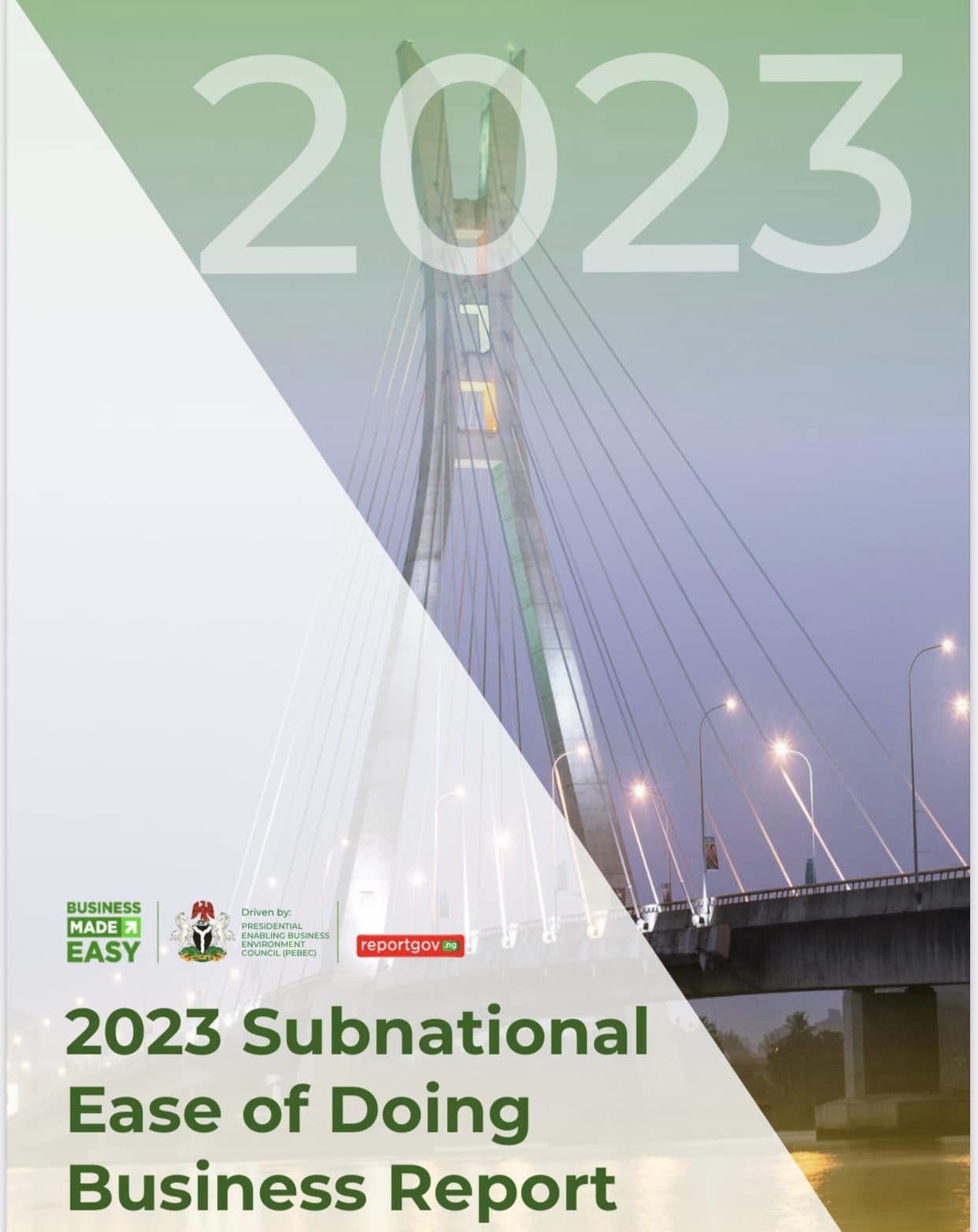 JIGAWA STATE RANKS 2ND IN 2023 SUBNATIONAL EASE OF DOING BUSINESS ...